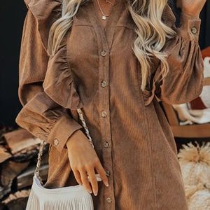 Brand New Corduroy Dress